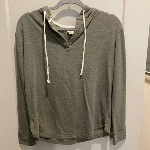 Light hooded sweatshirt